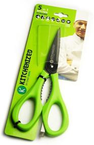 img 4 attached to 🔪 Chef Mori's Kitchenized Heavy Duty Kitchen Shears: The Ultimate Multi-Purpose Scissors for Poultry, Meat, Fish, Vegetables, Herbs, and BBQ's