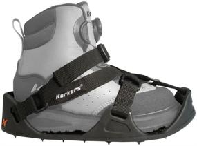 img 1 attached to 👞 Enhanced Traction and Durability: Korkers RockTrax Cleated Overshoes with 28 Spikes