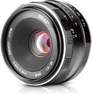 📸 meike 25mm f1.8 aps-c manual focus lens for sony e mount mirrorless cameras - wide angle lens for nex 3, 3n, 5, 5t, 5r, 6, 7, a6400, a5000, a5100, a6000, a6100, a6300, a6500, a6600 logo