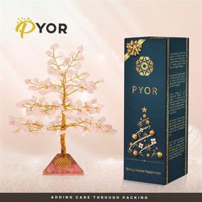 img 2 attached to 🌸 PYOR Rose Quartz Healing Tree of Life: Enhance Aura Cleansing, Attract Wealth & Prosperity with Handmade Spiritual Gift - Feng Shui Crystal Home Décor