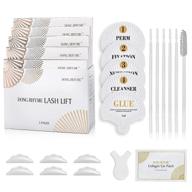 dong rhyme lash lift kit: portable semi-permanent eyelash perm for salon professionals and disposable lash extensions curling perming wave logo