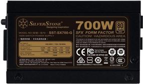 img 2 attached to 💡 SilverStone SST-SX700-G 700W SFX Модульный БП, сертифицированный по стандарту 80 Plus Gold, улучшенный вентилятор 92 мм, японские конденсаторы