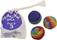🧶 handmade booni hacky sack - crocheted for top-notch quality and fun logo