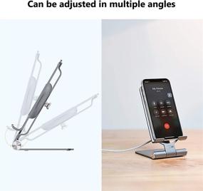 img 2 attached to 📱 Nillkin Adjustable Fast Wireless Charger Stand - Qi Certified Charging Stand for iPhone 12 Pro Max/12/11 Pro/11/XS/X/8 Plus, Galaxy S20/S10/S9, Note 20/10+/9/8 and More - Gray (AC Adapter Not Included)