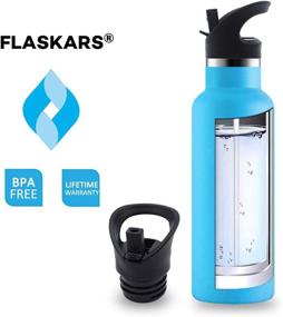 img 2 attached to 🥤 Enhanced Flaskars Straw Lid for Hydro Flask Standard Mouth Sports Water Bottle