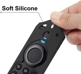 img 1 attached to Silicone Cover Compatible Alexa Remote