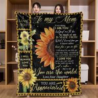 ufooro personalized blankets sunflower daughter logo