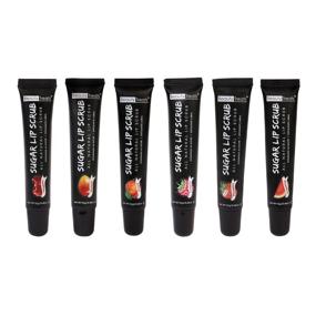 img 1 attached to 👄 Exfoliate & Moisturize with the Luxurious Set of 6 BEAUTY TREATS Sugar Lip Scrub Tubes