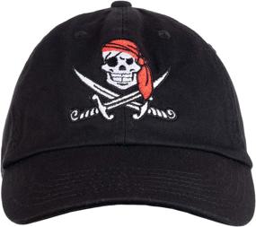 img 3 attached to 🏴 Ann Arbor T-shirt Co. Jolly Roger Pirate Flag Cap: Caribbean Cruise themed Skull & Crossbones Dad Hat