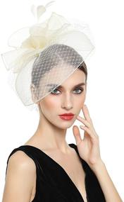 img 2 attached to 👒 Fascinators Kentucky Pillbox Cocktail Headwear - Women's Special Occasion Accessories