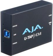 🎥 aja u-tap hdmi: устройство захвата hdmi на usb 3.0 с элегантным дизайном, питаемое от usb логотип