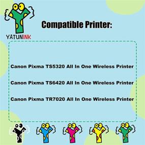 img 2 attached to 🖨️ YATUNINK Remanufactured 260 XL Ink Cartridge Black for Canon TS6420 TS5320 TR7020 - High-Quality Replacement