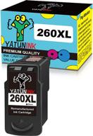 🖨️ yatunink remanufactured 260 xl ink cartridge black for canon ts6420 ts5320 tr7020 - high-quality replacement logo