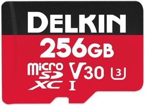 img 4 attached to Delkin Devices 256GB Select microSDXC UHS-I (V30) Memory Card - Efficient Storage Solution for High-Speed Data Transfer (DDMSDR500256)