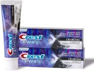 get whiter teeth with crest 3d white charcoal toothpaste 4.1 oz (116g) - pack of 2 logo