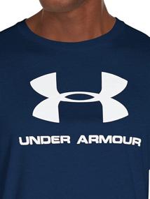 img 1 attached to 👕 Style Meets Performance: Under Armour Men's Sportstyle Logo Short Sleeve T-Shirt