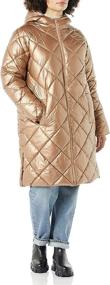 img 2 attached to 🧥 Amazon Essentials Women's Knee Length Heavyweight Diamond Quilted Puffer Coat