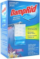 🌸 damprid lavender vanilla hanging moisture absorber, 3-pack: fresher, cleaner air in closets guaranteed! logo