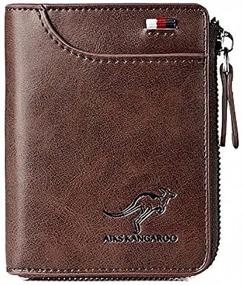 img 4 attached to Reshline Mens Blocking Wallet BROWN Men's Accessories for Wallets, Card Cases & Money Organizers