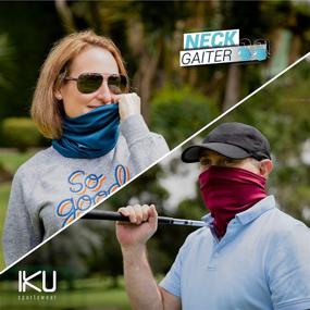 img 3 attached to 🧣 IKU Sportswear: Breathable Repellant Scarves & Wraps for Men and Women