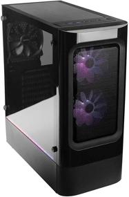 img 3 attached to Raidmax EVOL H07 ATX Mid 🕹️ Tower Gaming Case: закаленное стекло, в комплекте ARGB-вентиляторы.