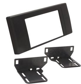 img 3 attached to Улучшенный набор к радиопанели Scosche BW2376DDB Double DIN черного цвета для BMW X5 2000-06, идеально совместимый