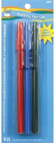 img 1 attached to 🖌️ Dritz Clothing Care 82624 Marking Kit with Clear Stencil and Colored Ink Pens