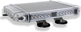 img 4 attached to Aviator TIR Emergency 3 Watt Low Profile Magnetic Roof Mount Mini LED Light Bar 18 In (White)