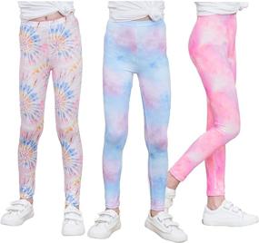 img 4 attached to UONLBEIB Multipack Leggings Lightweight Comfortable Girls' Clothing and Leggings