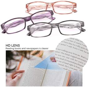 img 3 attached to Blocking Protection Eyestrain Lightweight Eyeglasses Vision Care