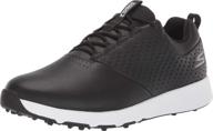 skechers men's elite waterproof white shoes: ultimate comfort and style logo