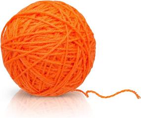 img 3 attached to 🧶 Mary Maxim Twinkle Yarn - Baby Knitting & Crochet Yarn - Sock Yarn - Acrylic Yarn - 4 Ply - 230 Yards - 1.75 oz (Orange)