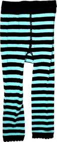 img 1 attached to Sourpuss Turquoise Striped Leggings Clothing