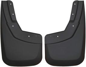 img 4 attached to 🚗 Husky Liners 58401: Custom Fit Black Front Mud Guards for 2011-19 Ford Explorer - Effective Protection!