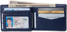 img 1 attached to Alpine Swiss Protected Spencer Leather Men's Accessories for Wallets, Card Cases & Money Organizers