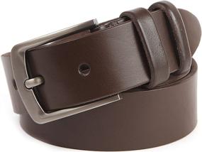 img 2 attached to Heavy Dress Jeans Concealed Carry Men's Accessories for Belts