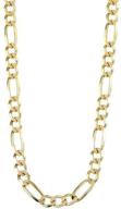 🌟 authentic 18k yellow gold figaro chain necklace - made in italy - sizes: 2.7mm, 5.8mm, or 7mm logo