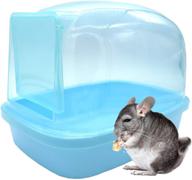 🛁 kathson dwarf hamster bathroom: chinchilla sauna room plastic sand bath house for small animals - ideal for gerbils, hedgehog, squirrel, and more! logo