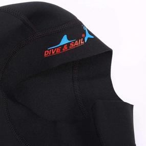 img 1 attached to High-performance 1mm Diving Hood Wetsuit Neoprene Hood for Surfing, Watersports, and Outdoor Activities