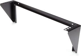 img 4 attached to 🖥️ StarTech.com RK219WALLV 2U Vertical Wall Mount Patch Panel Bracket - Steel Rack Mount with Hardware for 19" Network, Server and Data Equipment - Black