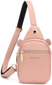 img 4 attached to 👜 Aeeque Women's Handbags & Wallets - Convertible Crossbody Shoulder Crossbody Backpack