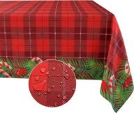 softalker christmas tablecloth waterproof decoration food service equipment & supplies логотип