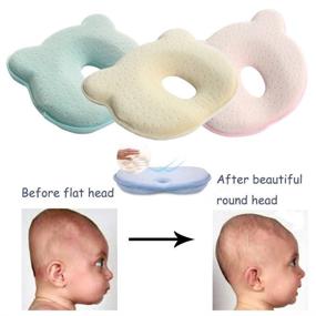 img 3 attached to Newborn Preventing Syndrome Plagiocephaly Breathable