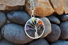 img 2 attached to 🌳 7 Chakra Tree Of Life Pendant - Enhances Protection, Purification, Spirituality, Intuition, Awareness, Connection, Abundance, Emotional Balance, Creativity, Physical Vitality, and Grounding