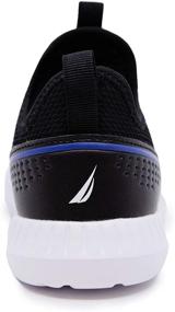 img 2 attached to Nautica Fashion Sneaker Running Youth Black