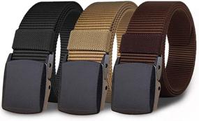 img 4 attached to 🎖️ Ultimate Tactical Adjustable Military Wide Waist Belt – Black Coyote Men's Accessories