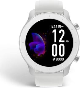 img 3 attached to 🕰️ Amazfit GTR 42mm Smartwatch - GPS+Glonass, Heart Rate Monitor, Activity Tracker, 12-Sport Modes, Moonlight White, 10-Day Battery Life