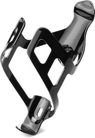 img 3 attached to USHAKE Lightweight Bike Water Bottle Holder: Strong and Durable Bicycle Cage for Outdoor Road Mountain Bikes - Black