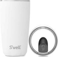 🥤 s'well stainless steel tumbler - 18 oz moonstone triple-layered vacuum-insulated container with slide-open lid - keeps drinks cold for 12 hours, hot for 4 - bpa-free water bottle логотип