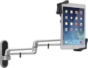 img 3 attached to 📱 CTA Tablet Wall Mount: Articulating Metal Holder | 360-Degree Rotation | Compatible with iPad, Surface Pro, and More (PAD-ATWM)